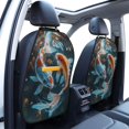 thumbnail image 5 of Uemuo Cute Koi Fish Serenity Printed Car Back Seat Protector,2 Pcs Backseat Car Organizer, Kick Mats Back Seat Protector , Back Seat Organizer for Kids, 5 of 8