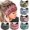 Floral, variant on 6 Pack Wide Headbands for Women Boho Twist Knotted  Bands Elastic Stretchy Hair Bands Non-Slip for Girls  Knotted  Wraps Turbans Yoga Workout Hair Accessories (Solid)