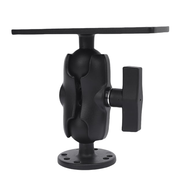 Fish Finder Mount High Strength C Type 1.5 Inch Ball Head Long Arm Marine Electronics Mount Replacement for Kit T Bolt