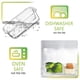 thumbnail image 4 of Recipientes de vidrio para preparación de comidas M MCIRCO, paquete de 5, 1,1 L, 3 compartimentos, 4 of 5