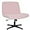 Pink, variant on Cross Chair Armless Cross Legged Office Desk Chair Adjustable Swivel Gaming Chair No Wheels Backrest with Wide Seat Native Sponge Computer Task Vanity Chair for Home Office,Black