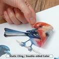 thumbnail image 4 of DKTIE 2 Sheets Hummingbird Anti-Collision Decal,The Brightly Colored Window Stickers with UV Reflection Properties Protect Wild Birds from getting injured due to Collisions with Windows, 4 of 7