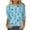 A-Light Blue, variant on Fashion Easter Shirts for Women Cute Bunny Rabbit Graphic Holiday Blouses Casual 3/4 Sleeve Crew Neck Tunic Tops Easter Day Celebration T-Shirts Sales Today Light Blue XL