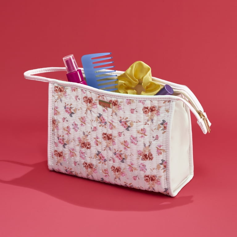 Conair Floral Quilted Clutch Cosmetic Organizer photo 5