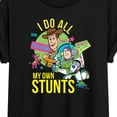 thumbnail image 3 of Toy Story 4 - I Do My Own Stunts Woody And Buzz - Juniors Ideal Flowy Muscle T-Shirt, 3 of 5