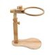 thumbnail image 1 of Soporte de bordado giratorio, soporte de punto de cruz, soporte para aro de bordado de madera de haya, manos libres para aguja., 1 of 5