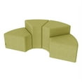 thumbnail image 2 of Learniture Structured Wedge 18" H Stool -Flexible Modular Collaborative Soft Seating for Office, Home, Lounge and School Classrooms with Durable Frame, 2 of 3