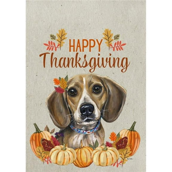 Beagle - HHS Best of Breed Thanksgiving House Flag