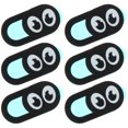 thumbnail image 1 of USHOBE 6 PCS Webcam Protector ABS Black Covering for Daily Use, 1 of 4
