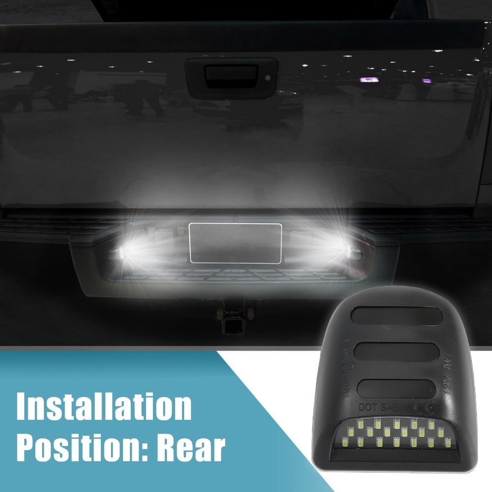 Applicable to LED License Plate Lights for Chevrolet Silverado 1500 2500 3500