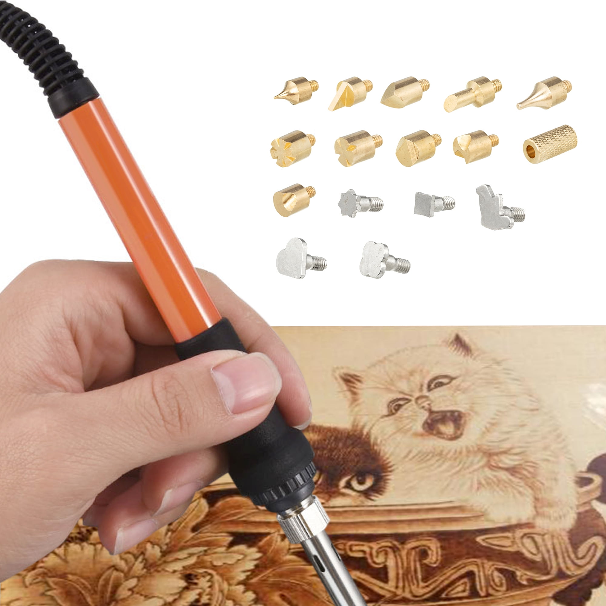 79pcs Wood Burning Kit, 60w Pyrography Wood Burning Tool With Soldering, Diy  Wood Burning Kit Adjustable Temperature 200~450, Wood Burner Pen For Embo