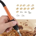 thumbnail image 2 of 79 Pcs Painting Electric Soldering Iron Set 60W/220V Adjustable Temperature Welding Tool Wood Craft Tools, 2 of 7