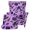 Purple and Black - Cat Bat, variant on DISNIMO Halloween Pumpkin Candy Print 2-Piece Stretch Wingback Chair Covers Slipcover Soft Single-Seat Wing Chair Slipcovers Washable Furniture Protector with Elastic Bottom