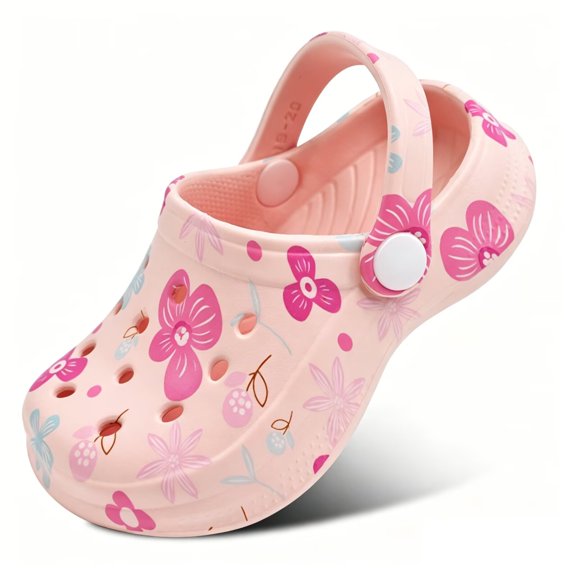 Yiomxhi Toddler Kids Clogs Garden Shoes for Boys Girls, Children Slip On Slides Sandals Indoor Outdoor, Kid Beach Pool Water Shoes with Non-Slip Sole