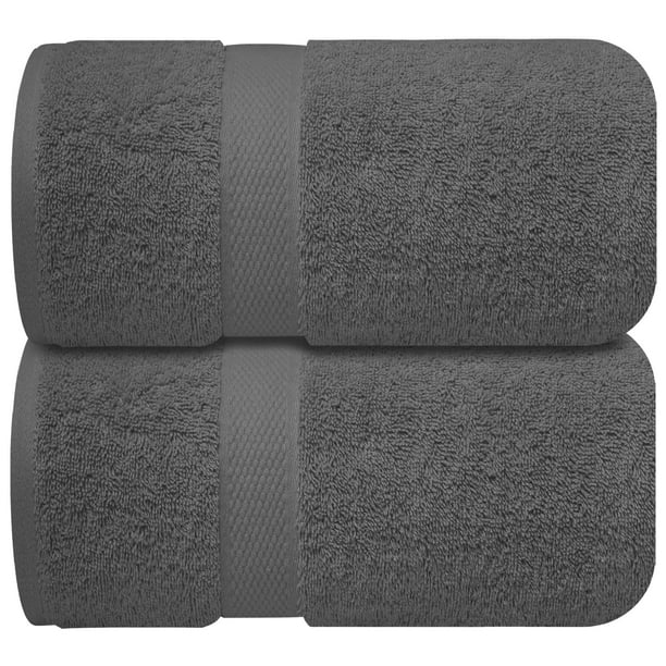Toallas de baño Infinitee Xclusives, paquete de 2 unidades, 600 g/m², 100% algodón