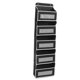 thumbnail image 5 of Organizador De Armario Colgante, 5 Estantes Sobre La Puerta De Almacenamiento Con 10 Bolsillos Para La Organización Del Armario De Dormitorio, 40x14x146cm, 5 of 7