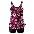 thumbnail image 6 of Cavosen Tankinis Swimwear for Women Two Piece High Waisted Swimsuit Flower Modest Bathing Suit Holiday Beach Wear, 6 of 8