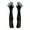 Black-XL, variant on Stylish PU Leather Long Gloves for Female Party Wear Halloween Witch Costume Gloves for Evening Galas and Masquerades