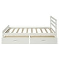 thumbnail image 3 of Wood platform bed with two drawers, twin - White, 3 of 4