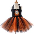 thumbnail image 6 of Faraee Tutu Dress for Girls Sparkly Sequin Tulle Princess Birthday Party Halloween Outfit Toddler Black Cat Costume, 6 of 7