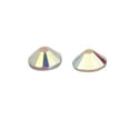 thumbnail image 2 of 1400pcs/SS16 Glass Crystal Round Flat Gems Resin Rhinestone Back Rhinestones Gems White AB, 2 of 6