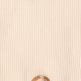 thumbnail image 4 of KPOPLK Unisex Newborn Baby Jumpsuit Pure Cotton Short Sleeve Romper Baby One Piece Soft Comfortable Pure Cotton Baby Clothes for Boys and Girls Size 3-6 Months,Beige, 4 of 9