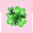 thumbnail image 4 of Inktastic Painted Clover Patch- Shamrocks for St. Patricks Day Boys or Girls Baby Bodysuit, 4 of 5