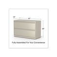 thumbnail image 5 of Alera Lateral File, 2 Legal/Letter-Size File Drawers, Putty, 42" x 18.63" x 28", 5 of 9