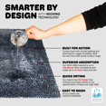thumbnail image 4 of Felpudo Dog Gone Smart Dirty Dog, superabsorbente, gris, 4 of 7