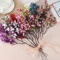 thumbnail image 3 of Uxcell Artificial Flowers European Fake Flowers DIY Bouquet Fake Floral for Home Garden Kitchen Decor Light Pink, 3 of 7