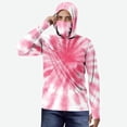thumbnail image 6 of Afuyipoi Athletic Jackets for Men,Tie-dye Print Full-coverage Raglan Sleeve Sun-Protective Clothing Pink 3XL, 6 of 7