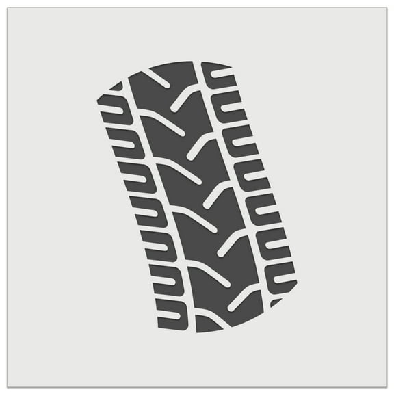 Tire Tread Track DIY Cookie Wall Craft Stencil - 5.5 Inch