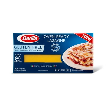 Barilla Gluten Free Oven Ready Lasagna (Best No Boil Lasagna Noodles)