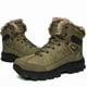 thumbnail image 1 of Botas de invierno para hombre, botas de nieve de piel súper cálidas para hombre, botas de senderismo de goma antideslizantes para exteriores, botines impermeables para hombre., 1 of 5