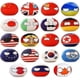 thumbnail image 1 of 19pcs Country Balls Plushies Set, 10cm Poland Ball Plush Doll, Pendant Accessories, Stuffed Toys Gifts for Kids Adults, 1 of 5