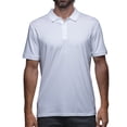 thumbnail image 1 of Playera Polo Para Hombre De Algodón Pima y Tela Spandex Unbranded Co  Polo Shirt White M, 1 of 6