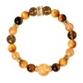 thumbnail image 1 of Pulsera de cristal natural con cuentas de citrino amarillo para mujer, 8 mm, 1 of 2