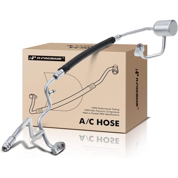 A-Premium A/C Discharge Hose Compatible with Lincoln MKZ 2013-2016 3.7L Petrol MFI Naturally Aspirated Compressor to Condenser