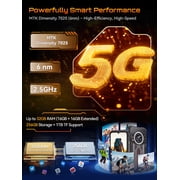 Cubot KingKong 11, 10200mAh Battery, Dimensity 7025, 32GB RAM(16 16), 256GB ROM-Black