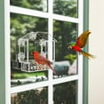 thumbnail image 3 of NIUBEE Window Bird Feeders for Outdoors, Acrylic Bird Feeders with Strong Suction Cups, Slide-out Tray for Easy Seed Filling, Clear Removable Seed Tray with Drain Holes to Keep Nuts Fresh & Dry, 3 of 10