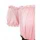 thumbnail image 3 of Camiseta de encaje de talla grande con hombros descubiertos Rosegal Bikinis, 3 of 4