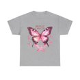 thumbnail image 2 of Butterfly Breast Cancer Ribbon Shirt, Butterfly Fighter Shirt ID-0629-UWLE, 2 of 10