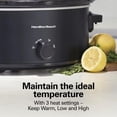 thumbnail image 4 of Olla de Cocción Lenta Hamilton Beach 6 qt Doble Recipiente Antiadherente, 4 of 8