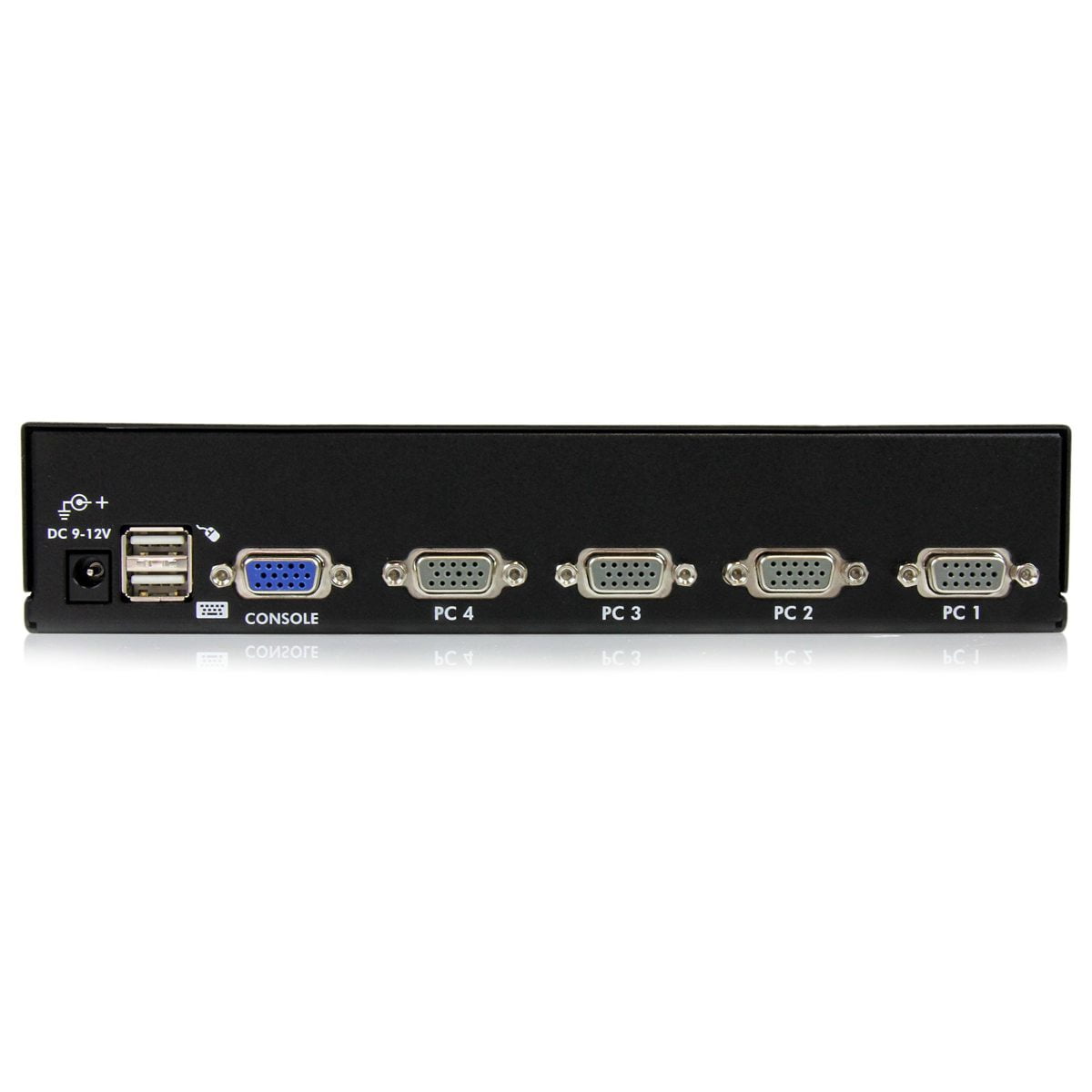 4PORT 1U RACK MOUNT USB KVM SWITCH WITH OSD