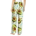 thumbnail image 3 of Balery Avocado Doing Sport print Women's Pajama Pants,Ultra Lightweight Pjs,Lounge Pant-X-Large, 3 of 9