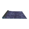 thumbnail image 2 of Ahgly Company Indoor Square Persian Blue Traditional Area Rugs, 7' Square, 2 of 4