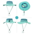 thumbnail image 4 of Wide Brim Sun Hat, UPF 50+ UV Protection Waterproof Packable Bucket Hat for Men & Women, Fishing Hiking Beach Garden, 4 of 4