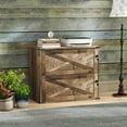 thumbnail image 6 of Ktaxon 2-Drawer File Cabinet with Lock Office Filing Organizer for Home Office, Lockable Filing Cabinet Nightstand with Rustic Metal Handles, Rustic Gray, 6 of 11