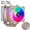 3P Have Light 2 Fan, variant on Twin Towers 9cm 4 Heat Pipe Cooler Air-cooled CPU Cooling Fan Suitable For Installing LGA2011 2099 2066 X79 X99 X299 E5 E3 AMD