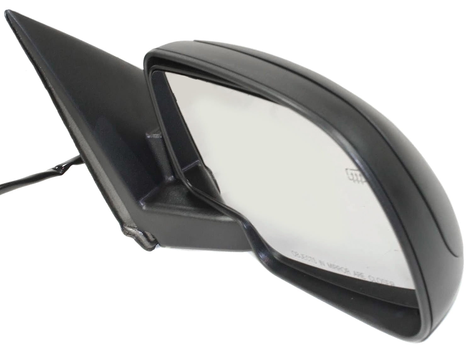 Mirror Compatible With 2003-2006 Cadillac Escalade 2007 Chevrolet Silverado 1500 HD Classic Right Passenger Side Heated Textured Black Kool-Vue
